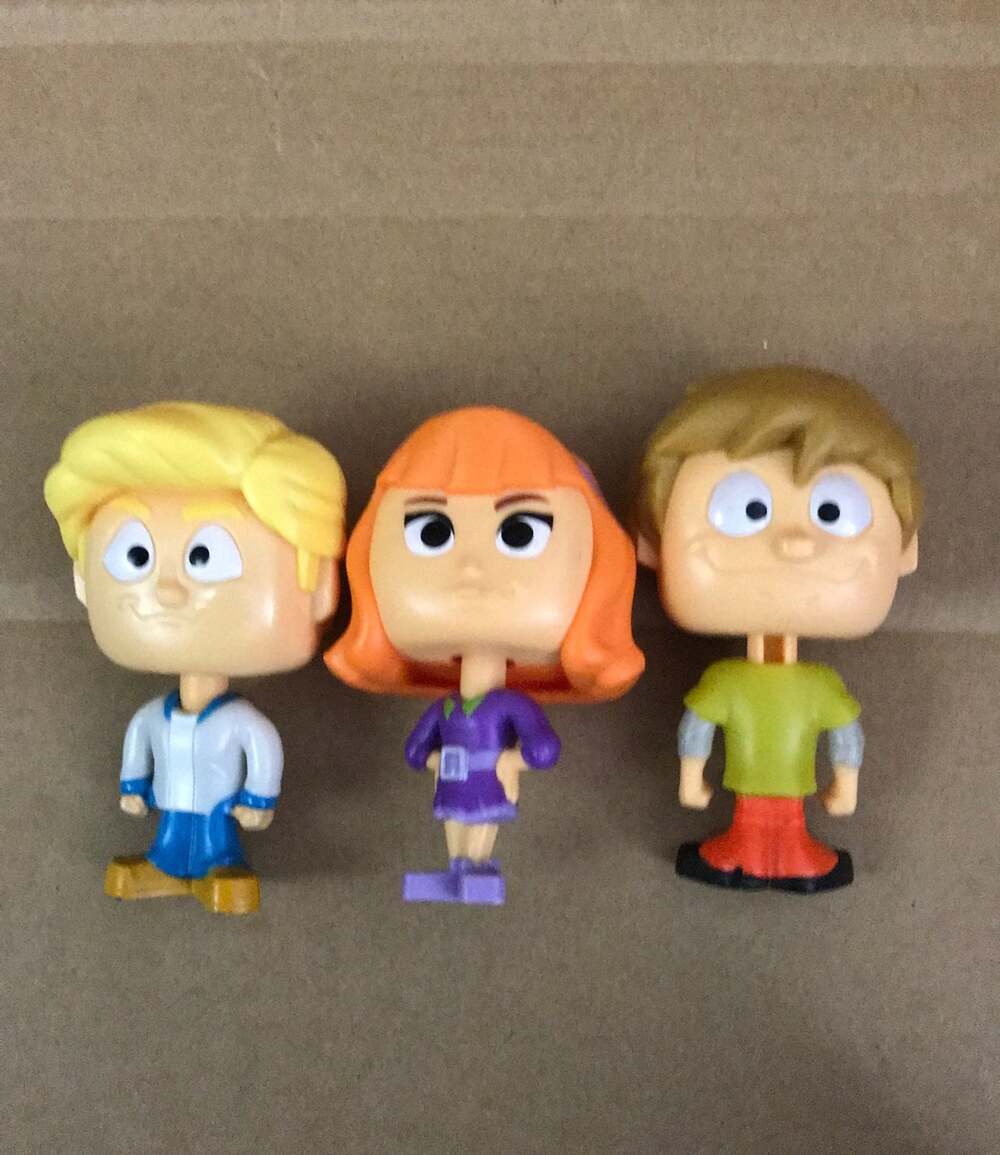 Scooby Doo Bobble-head Lot of 3 (2021) Stocking Stuffers Miniatures Collectible